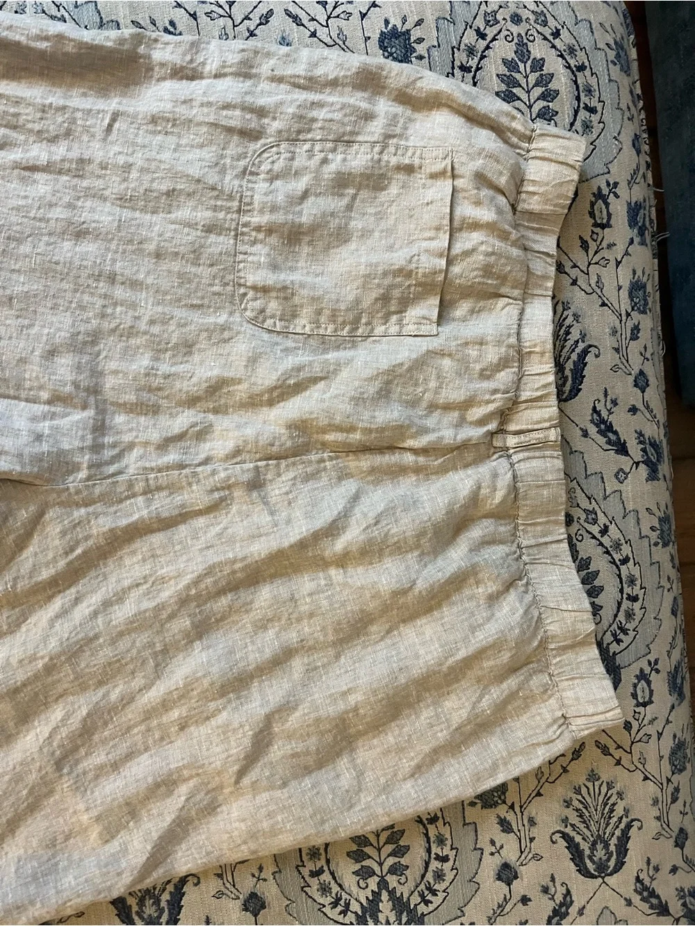 Quince 100% European Oatmeal Linen Pants size XL